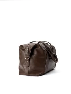 Overnight Bag Pebble Leather Walnut -Oliver Spencer Store osma597 peb01wal overnight bag pebble leather walnut6571